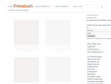 Tablet Screenshot of primabuch.de